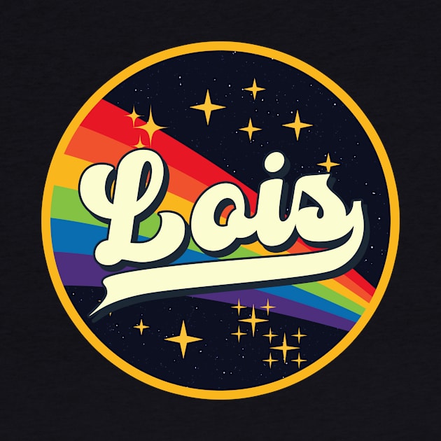 Lois // Rainbow In Space Vintage Style by LMW Art